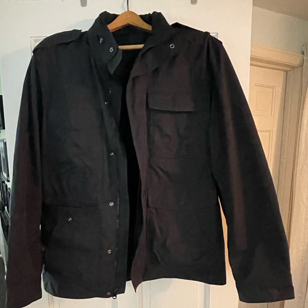 Gap Spring Jacket - Black Multi-Pocketed - image 1